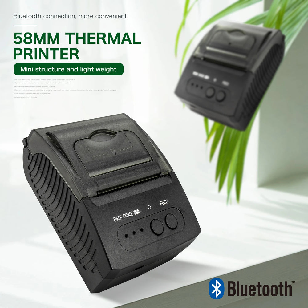 NETUM 58mm Portable Receipt Printer