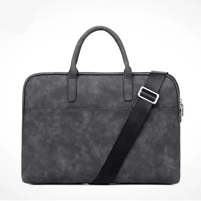 Scratch-Resistant PU Laptop Briefcase