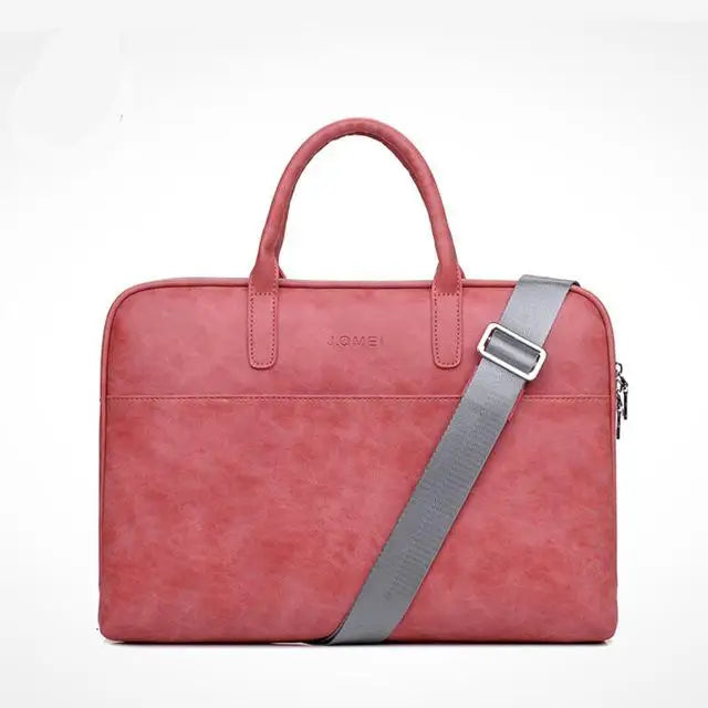 Scratch-Resistant PU Laptop Briefcase
