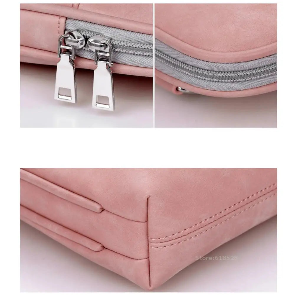 Scratch-Resistant PU Laptop Briefcase