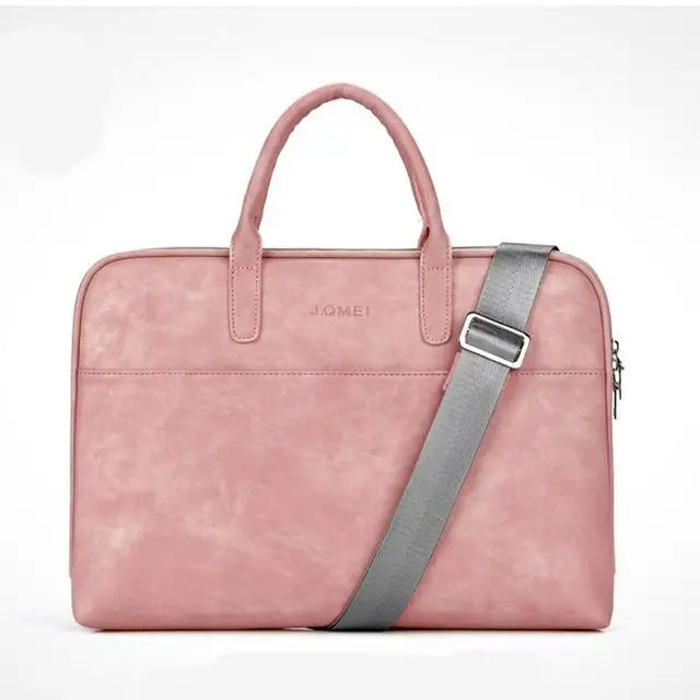 Scratch-Resistant PU Laptop Briefcase