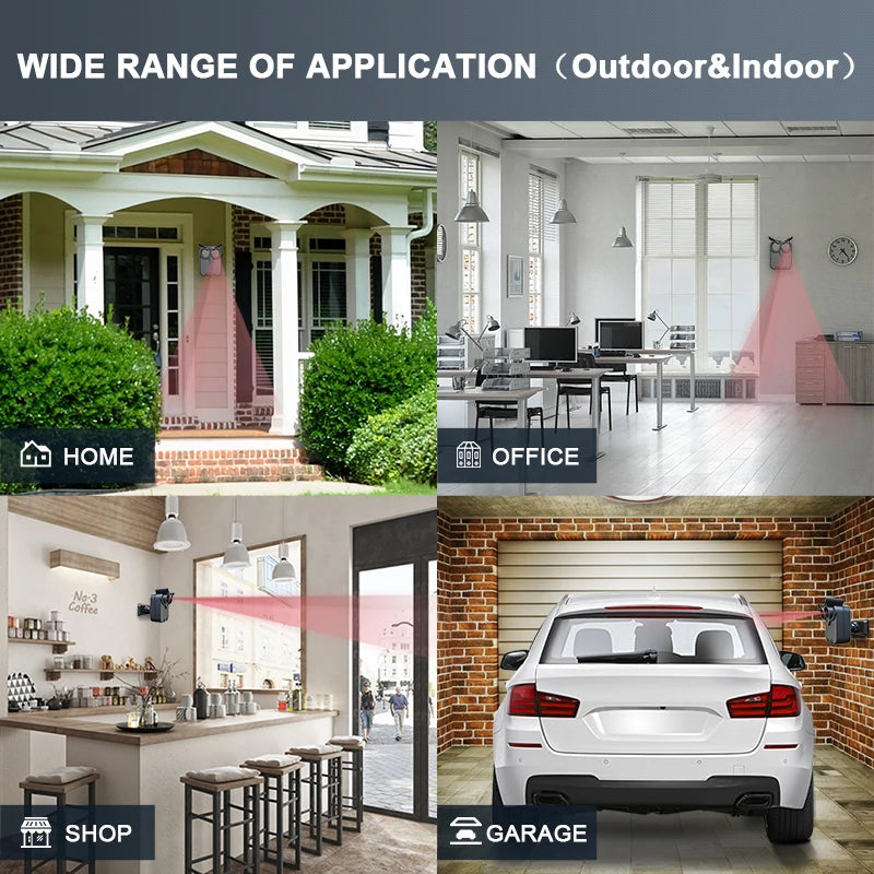 HTZSAFE Wireless Driveway Motion Alarm