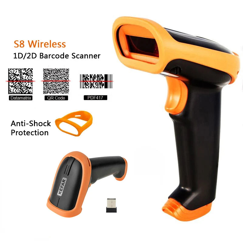 L8BL Wireless 2D Barcode Scanner