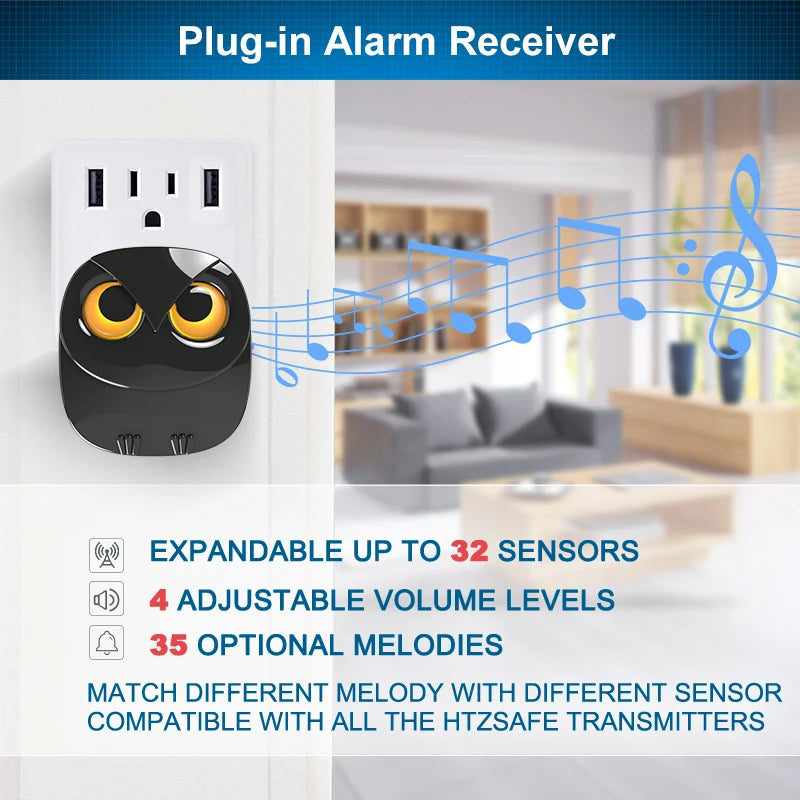 HTZSAFE Wireless Driveway Motion Alarm