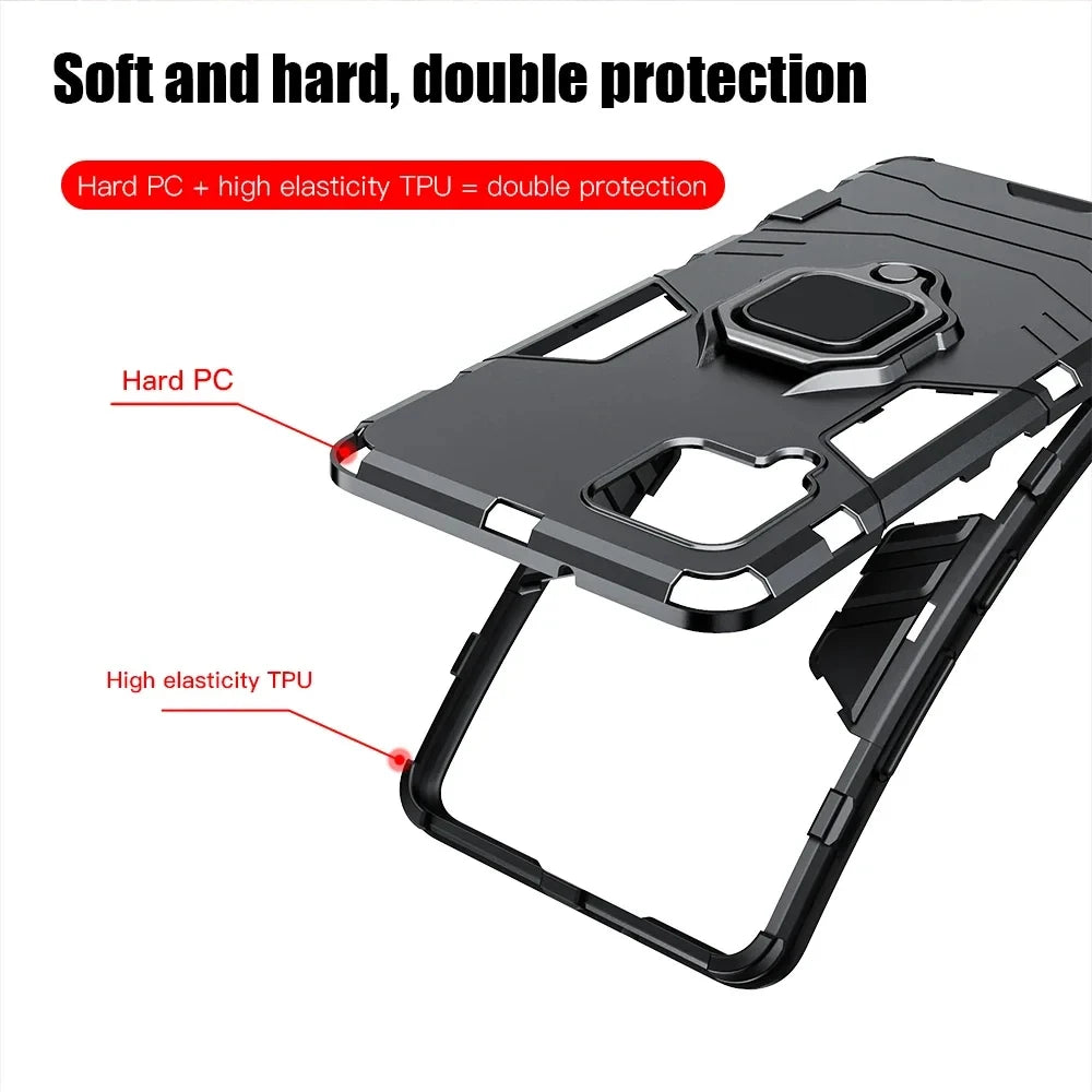 Samsung Shockproof Ring Stand Case