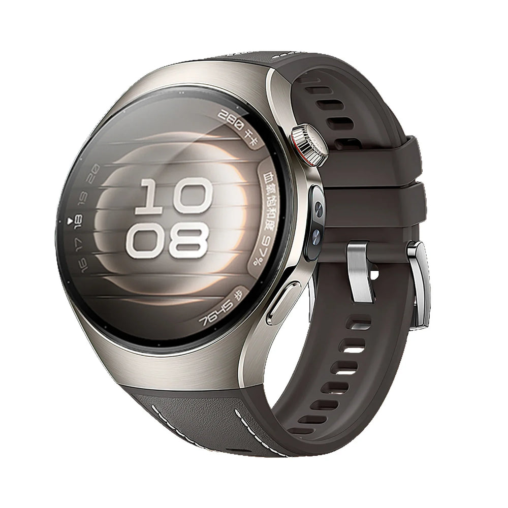 Huawei Leather Silicone Watch Strap