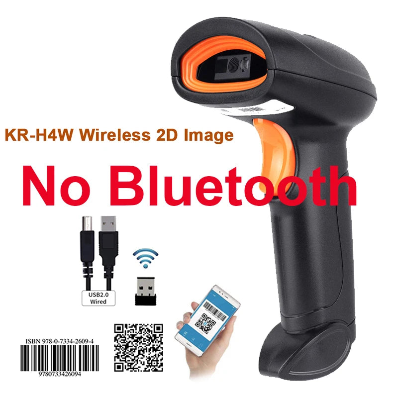 L8BL Wireless 2D Barcode Scanner
