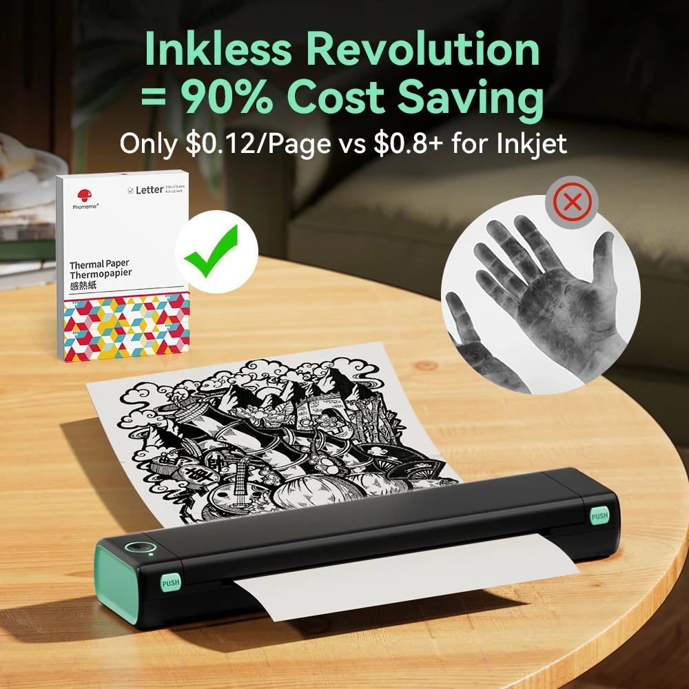 Phomemo M08F Wireless A4 Printer