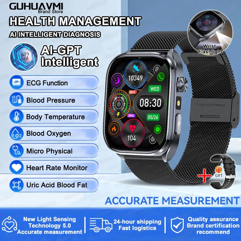 ECG Health Analysis Smartwatch