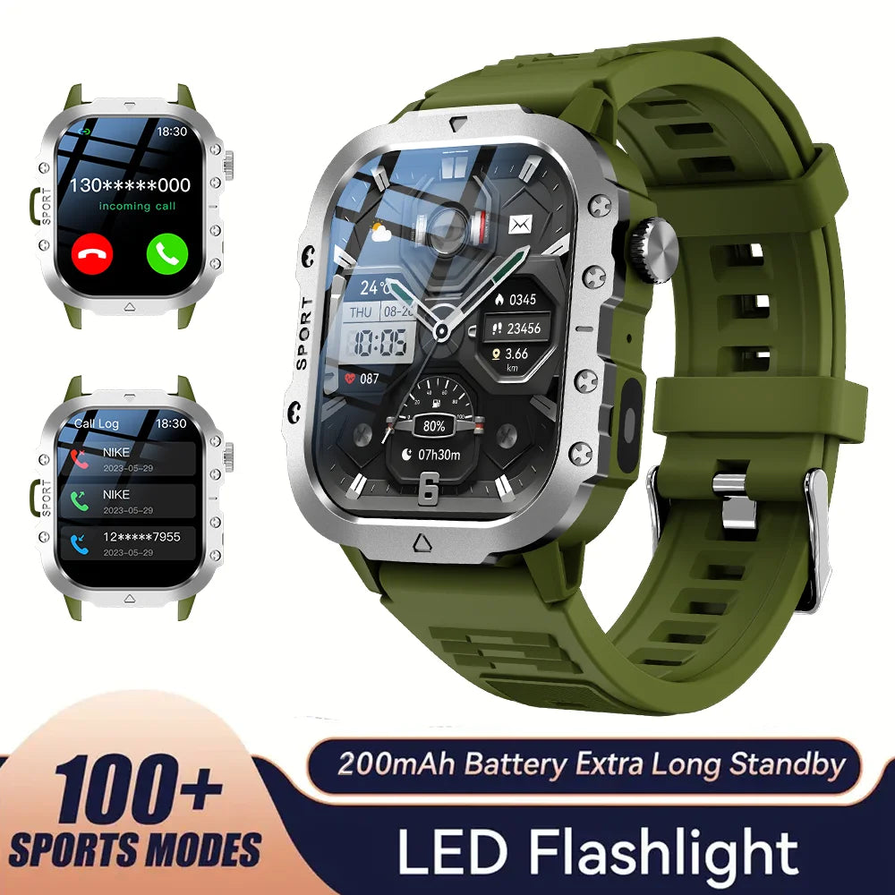 KESHUYOU Flashlight Sports Smartwatch