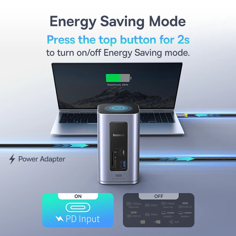 Baseus 12-in-1 USB-C Docking Station