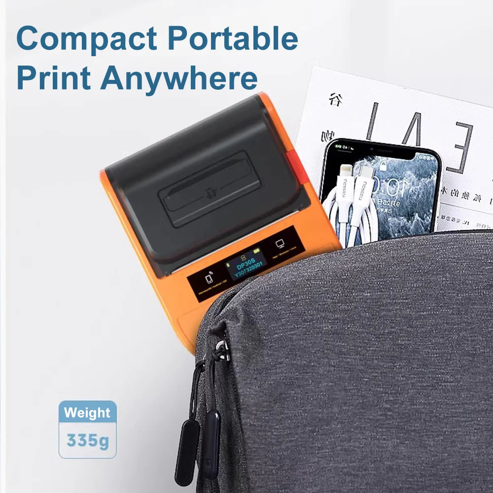 DETONGER DP30S Portable Label Printer