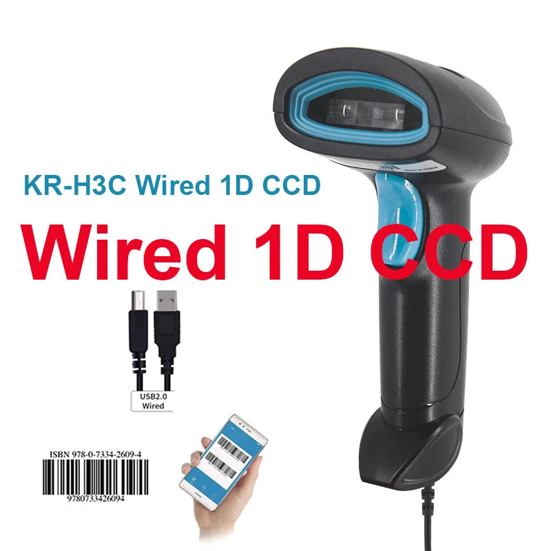 L8BL Wireless 2D Barcode Scanner
