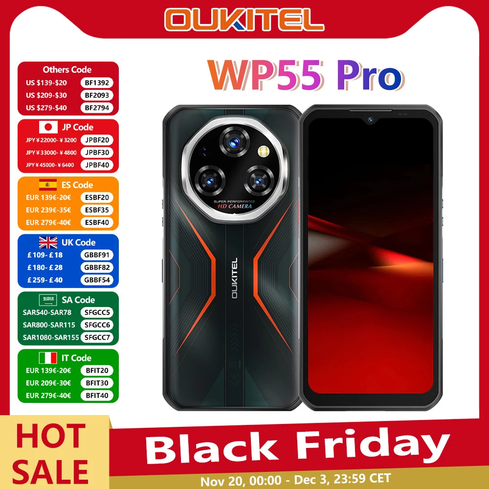 OUKITEL WP55 Pro Rugged Phone