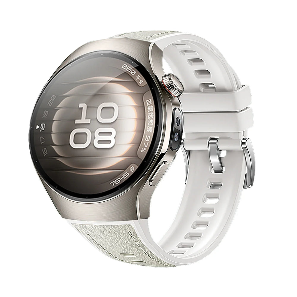 Huawei Leather Silicone Watch Strap