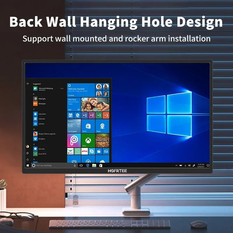 HGFRTEE 18.5-Inch 120Hz Portable Monitor