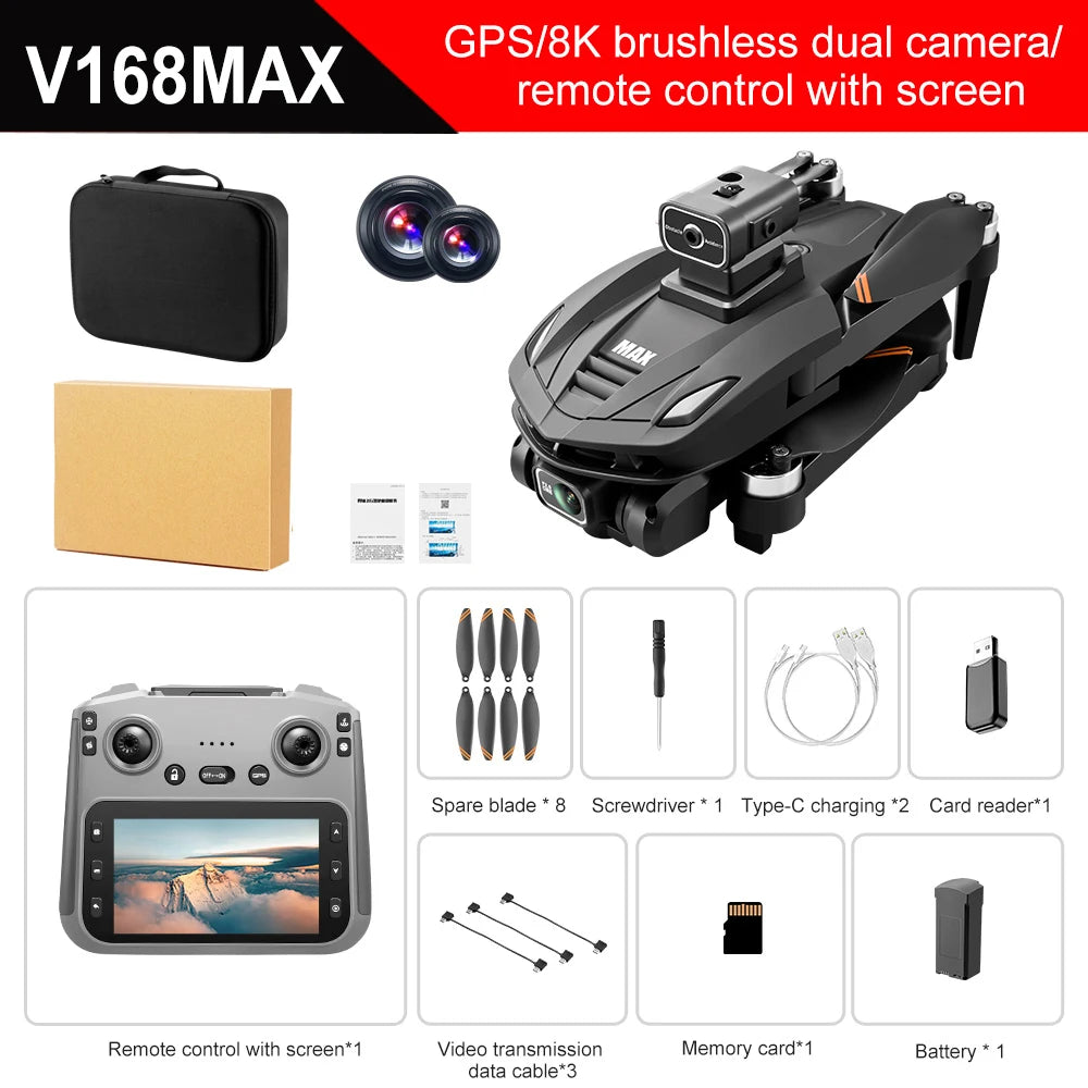V168 Pro MAX 8K Drone