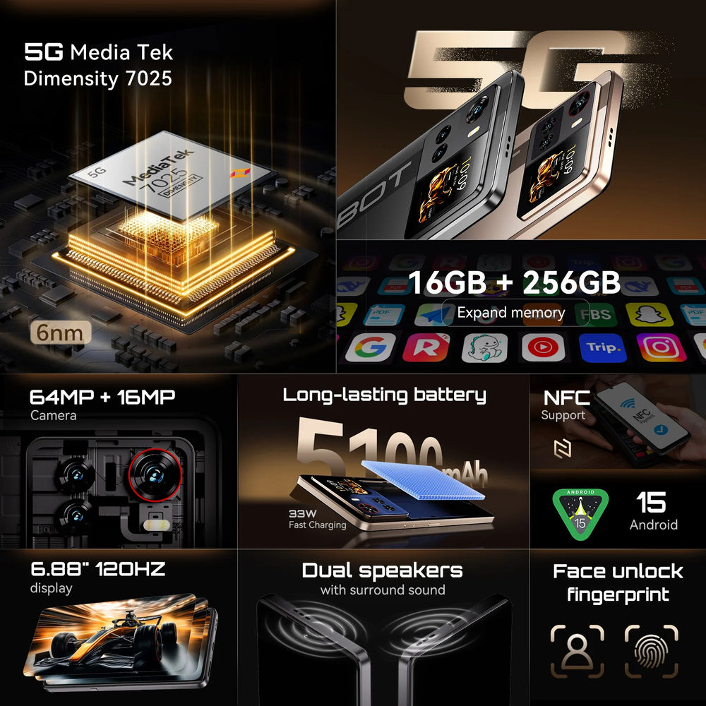 Cubot X100 5G Smartphone