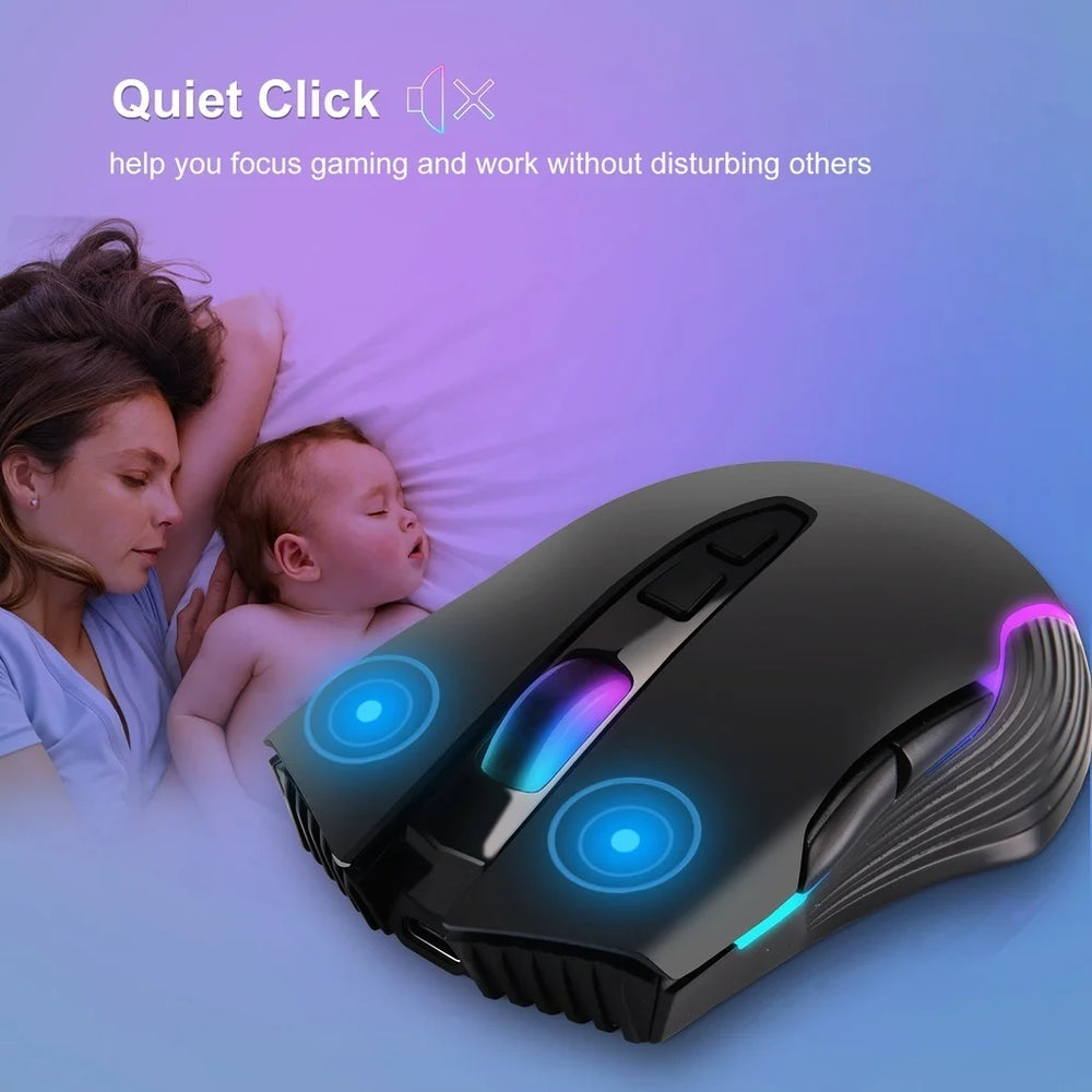 Rechargeable Silent Type-C Wireless Mouse
