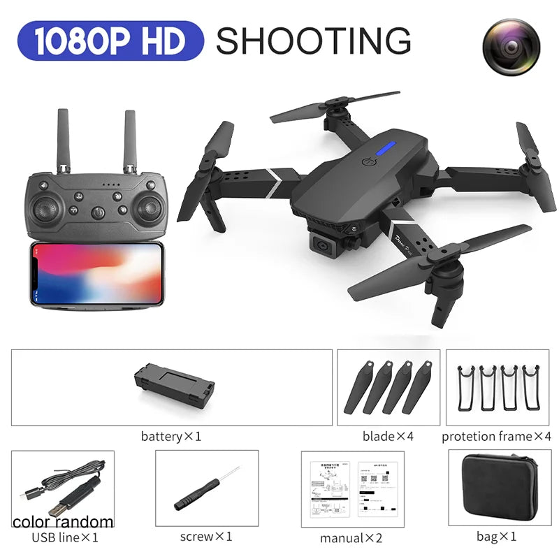 E88Pro Foldable 4K Camera Drone