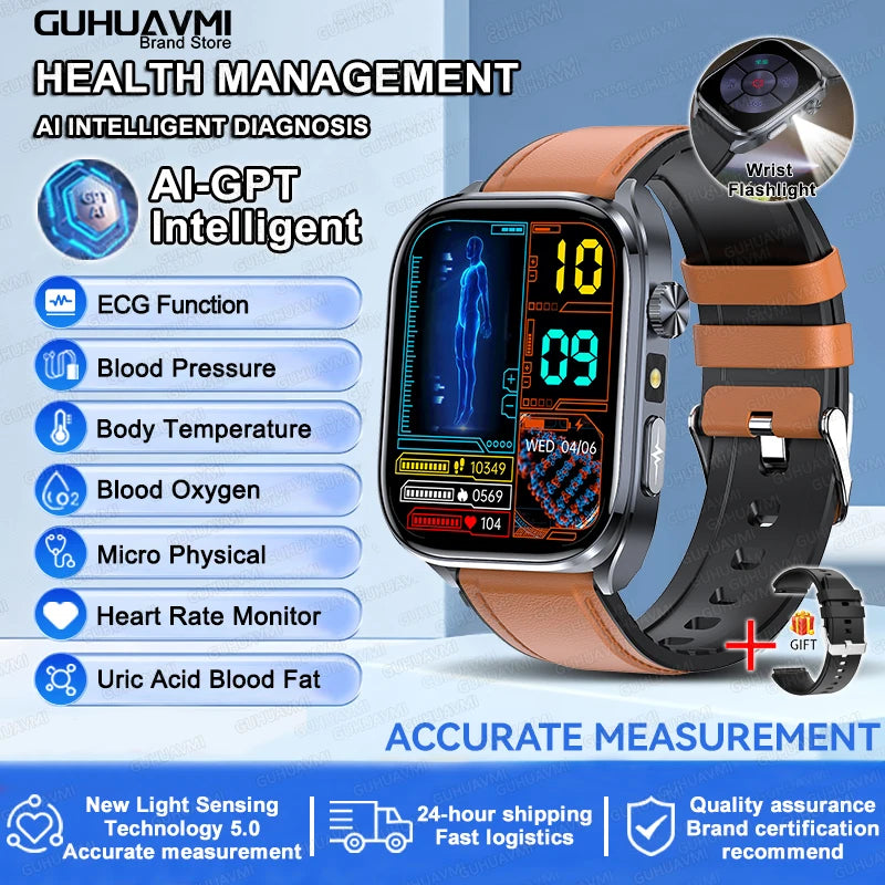 ECG Health Analysis Smartwatch