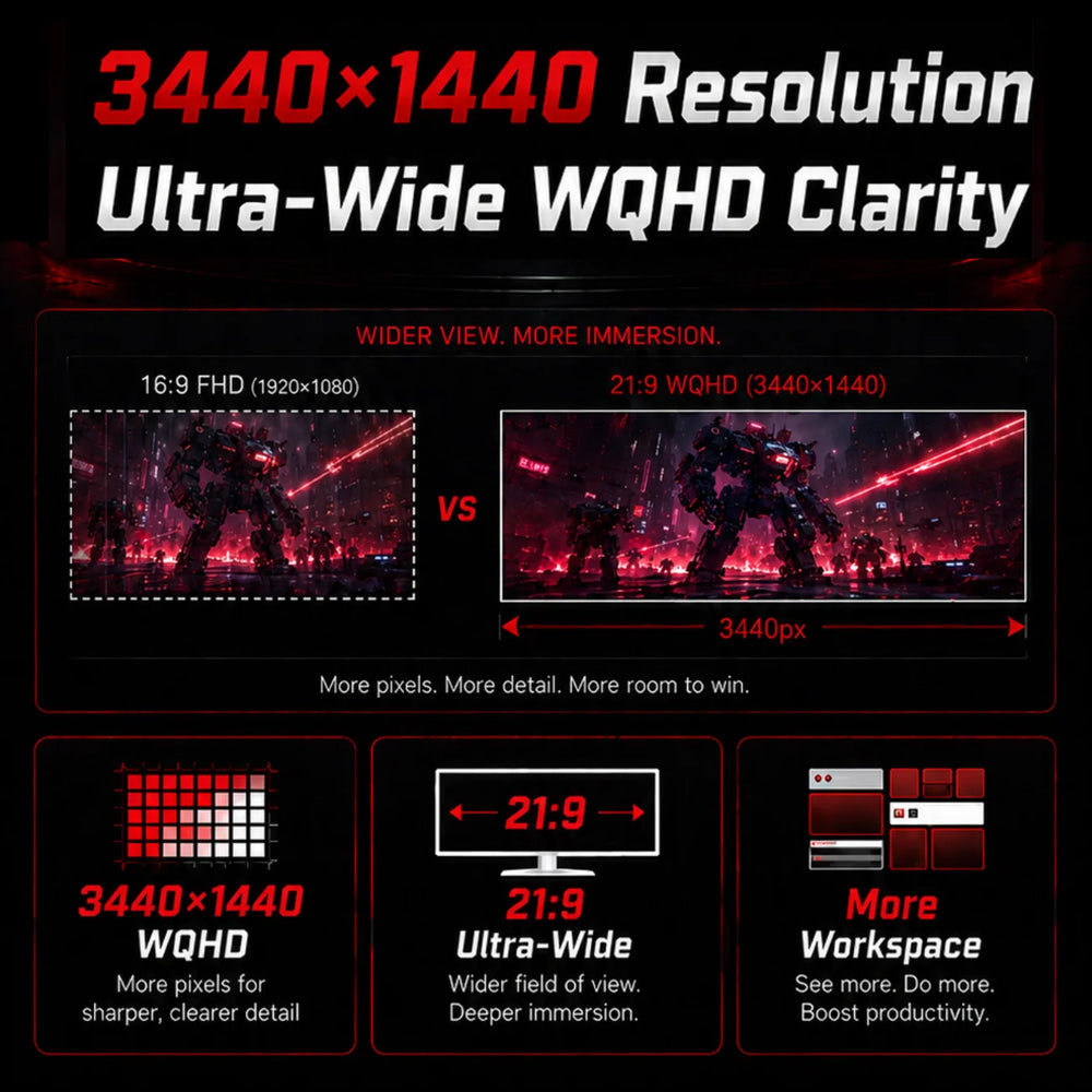 34-Inch 165Hz Curved Gaming Monitor