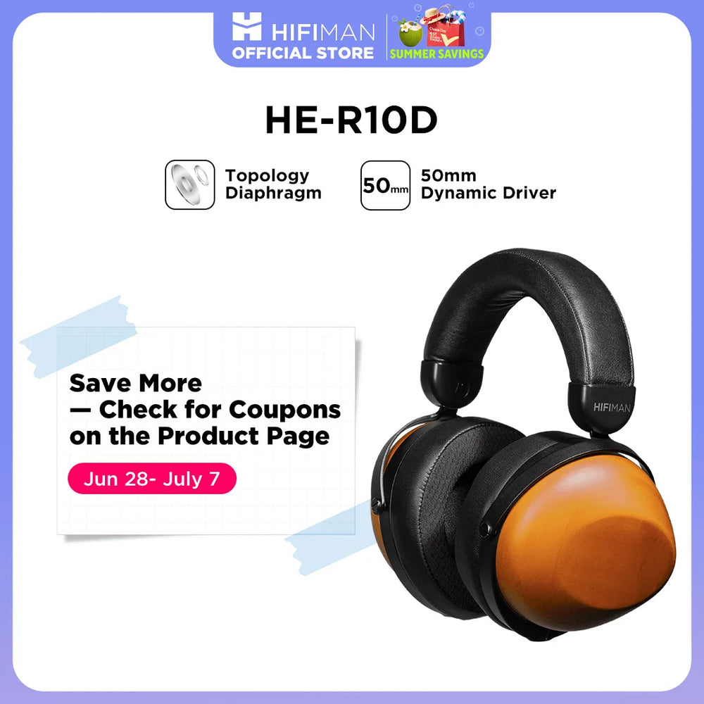 HIFIMAN HE-R10D Closed-Back Headphones