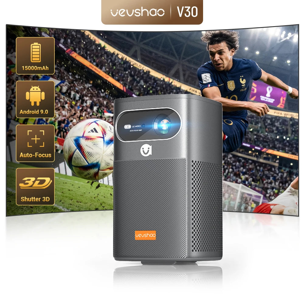 VEVSHAO V30 Battery Projector