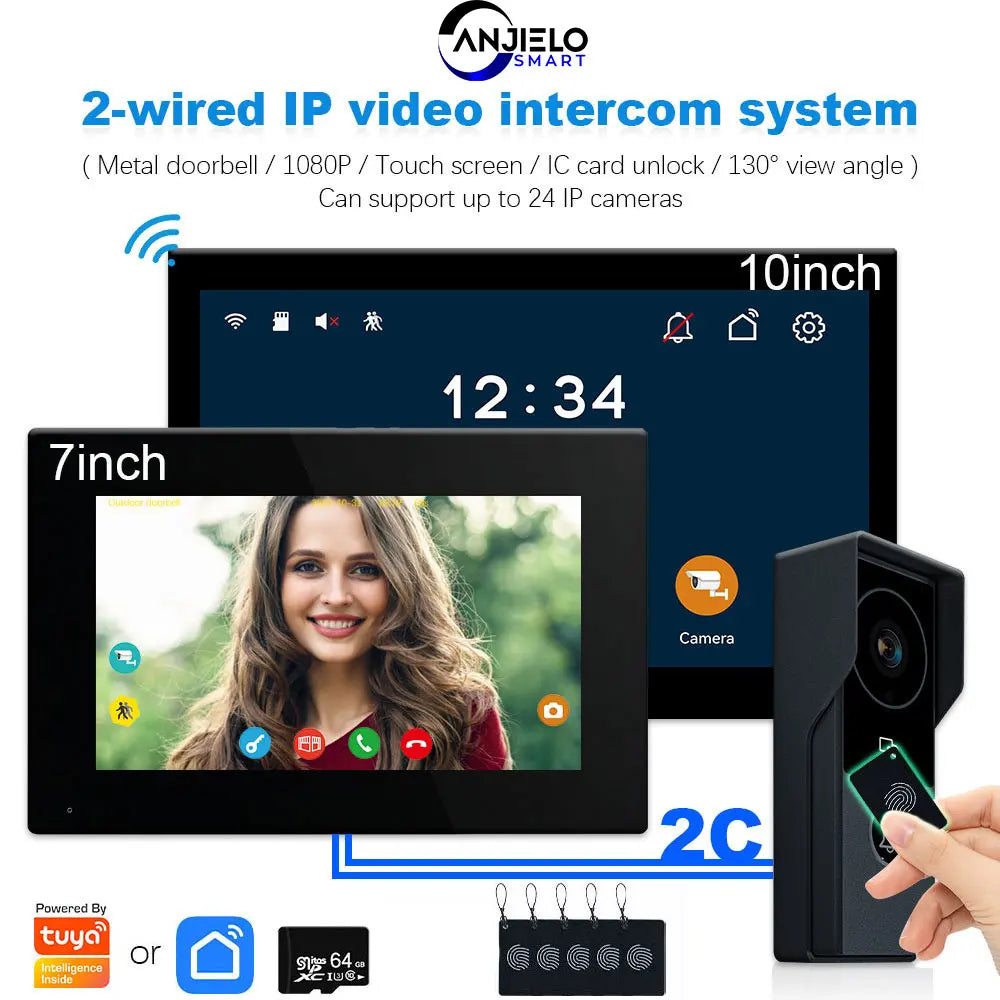 ANJIELO 1080P Smart Video Intercom