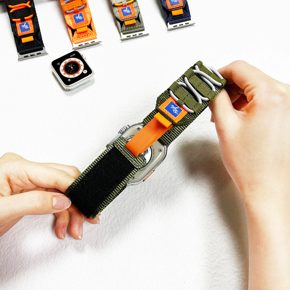 Tactical Nylon Apple Watch Strap
