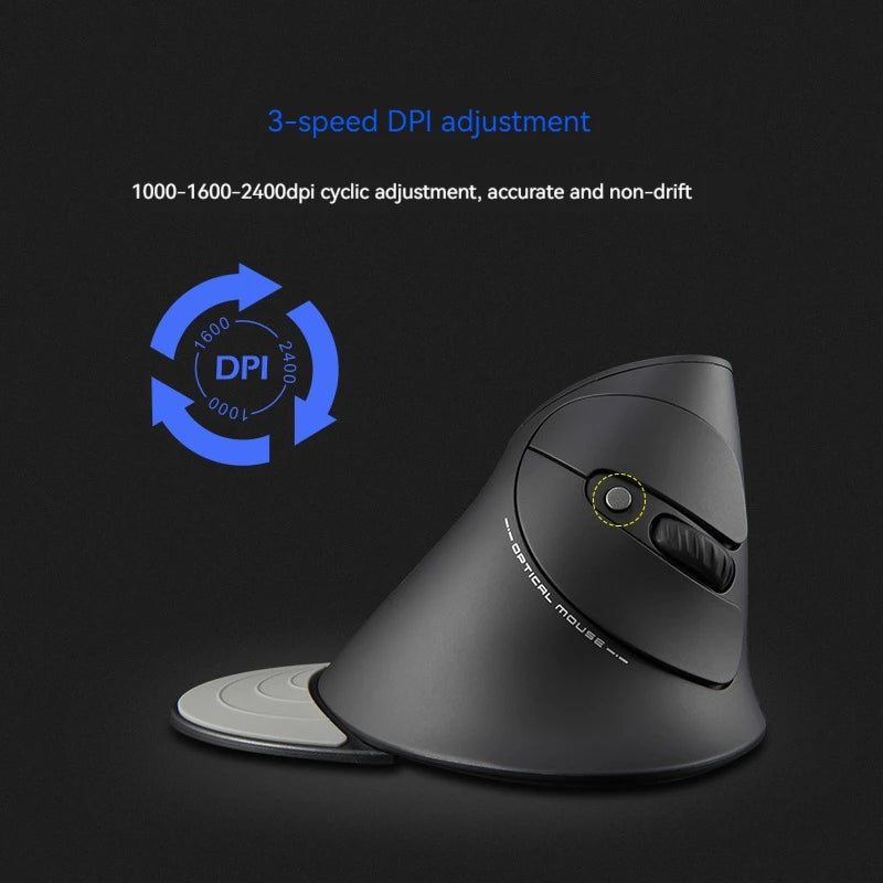 Zelotes F17 Vertical Wireless Mouse