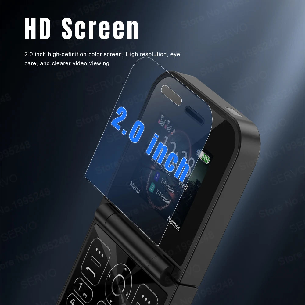 SERVO F15 Mini Flip Phone