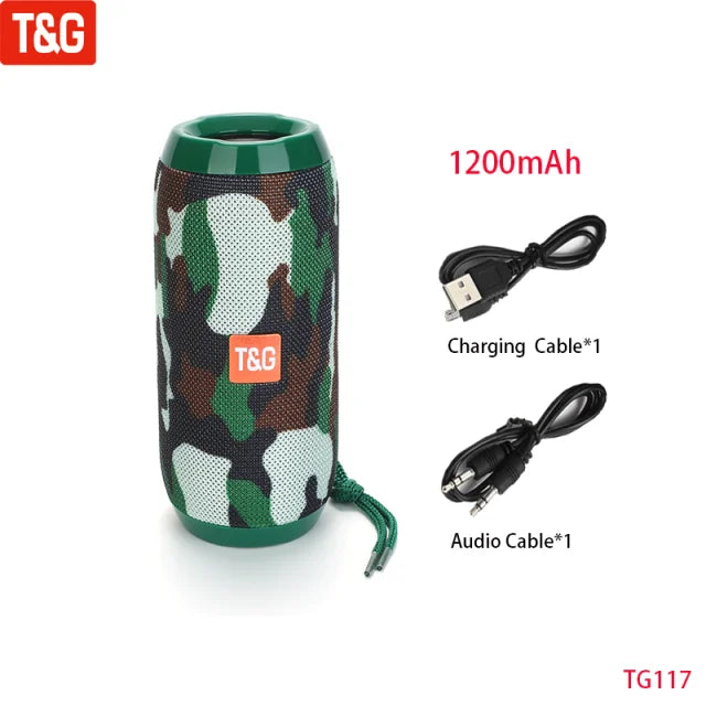 Portable FM Bluetooth Bass Speaker
