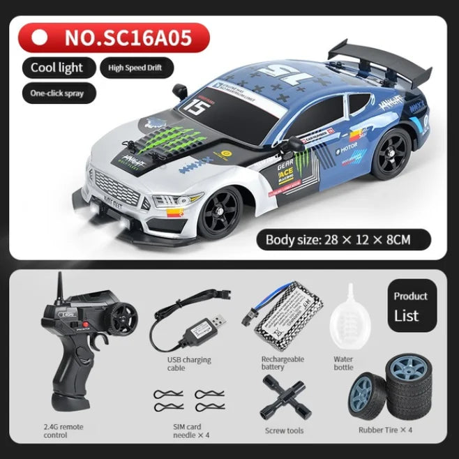 4WD Spray Drift RC Car