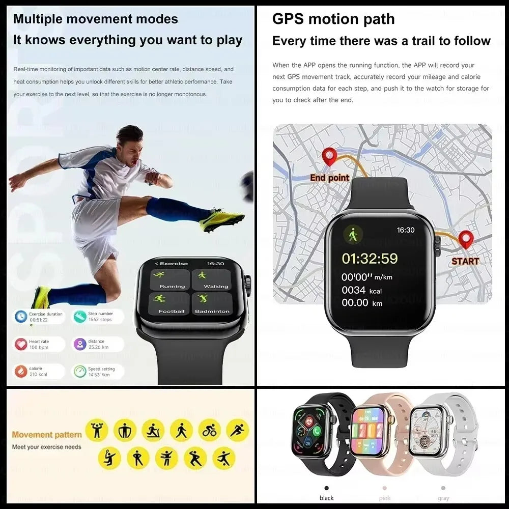 GPS AMOLED Call Smartwatch