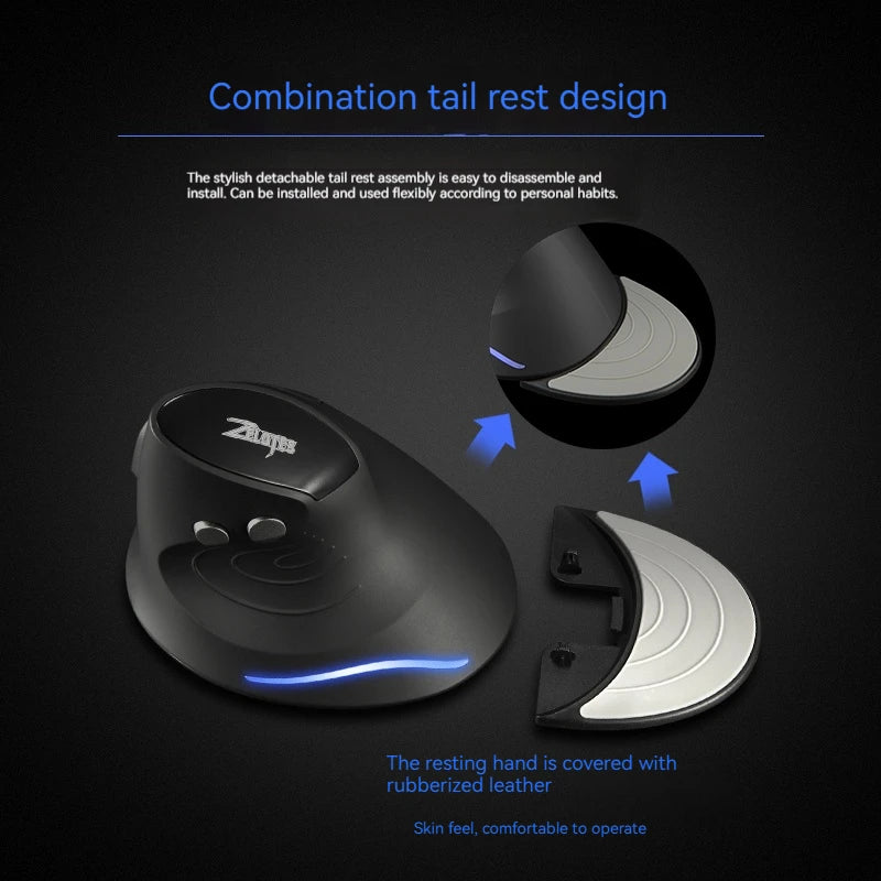 Zelotes F17 Vertical Wireless Mouse