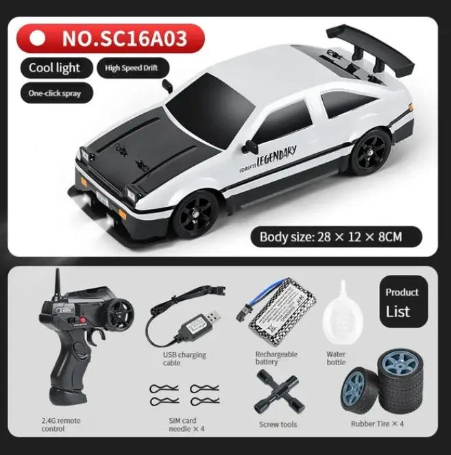 4WD Spray Drift RC Car