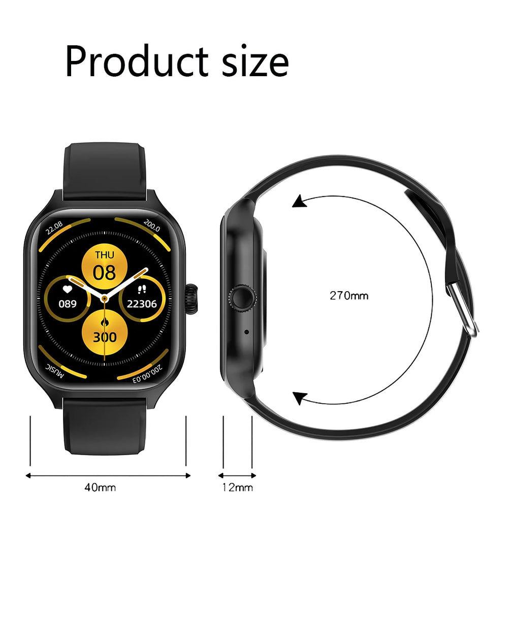 HOMEFISH H9 Pro Call Smartwatch