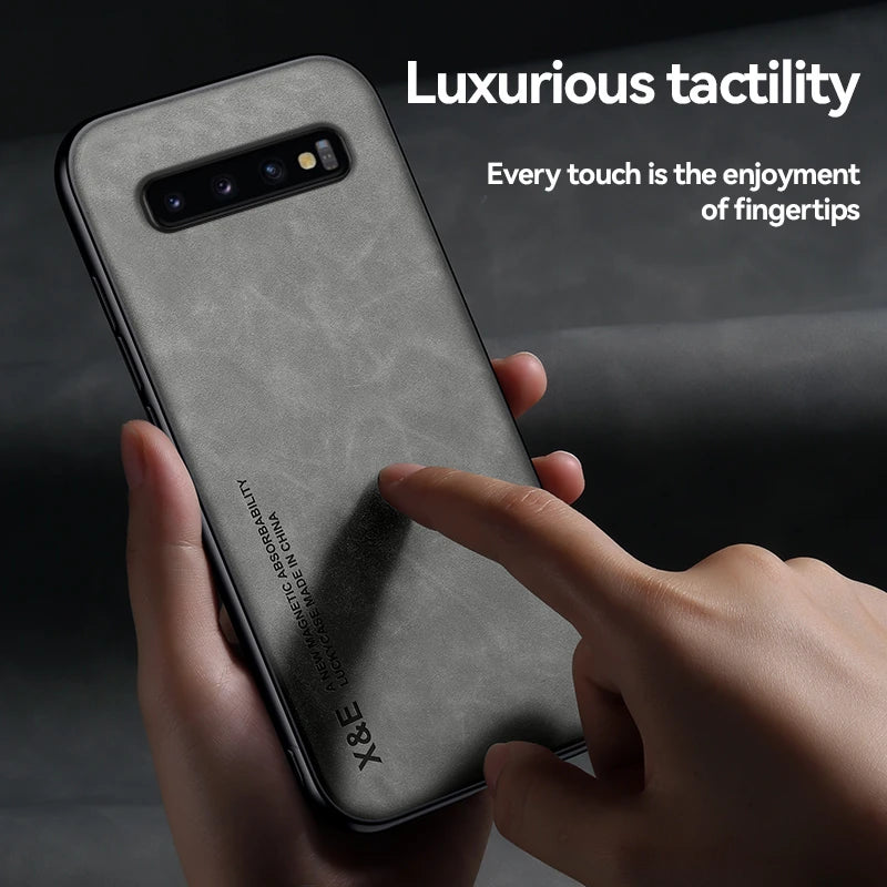 Samsung Magnetic Leather Phone Case