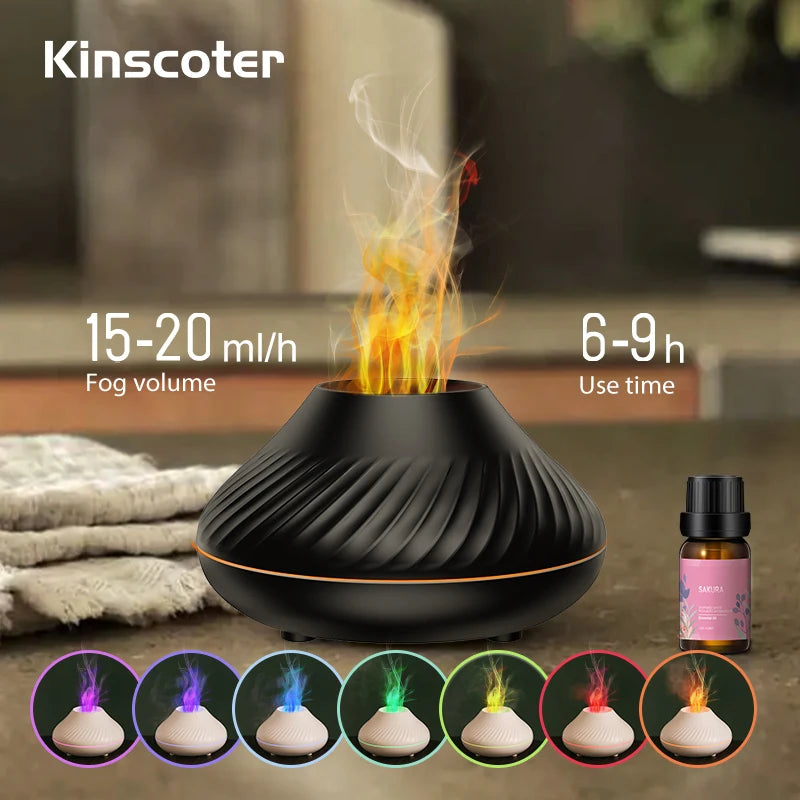 KINSCOTER Volcanic Flame Aroma Diffuser