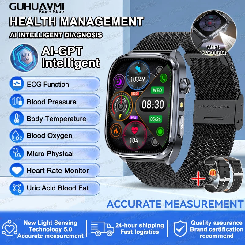 ECG Health Analysis Smartwatch