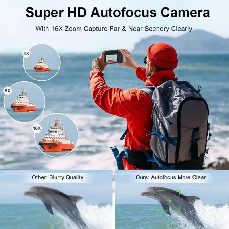 16X Zoom Beginner Digital Camera