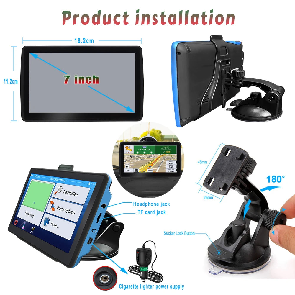 Seven-Inch Truck GPS Navigator