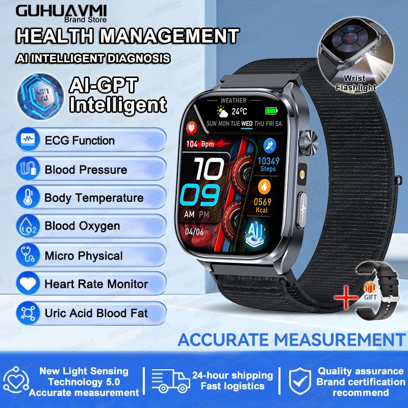 ECG Health Analysis Smartwatch