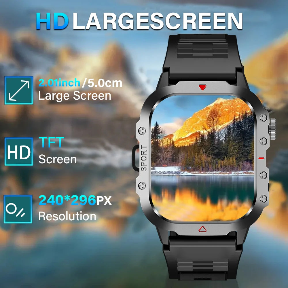 KESHUYOU Flashlight Sports Smartwatch