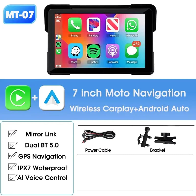 Jansite Waterproof Motorcycle GPS Display