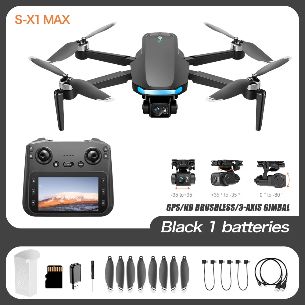 S-X1 MAX GPS Camera Drone