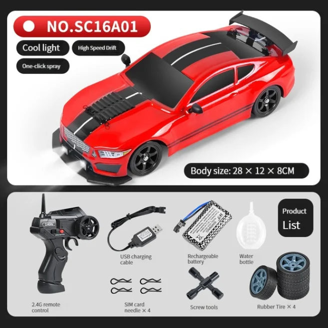 4WD Spray Drift RC Car