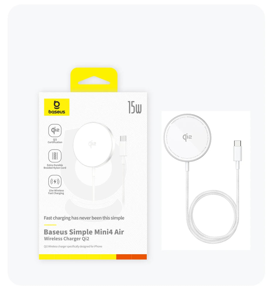 Baseus 15W Qi2 Magnetic Charger