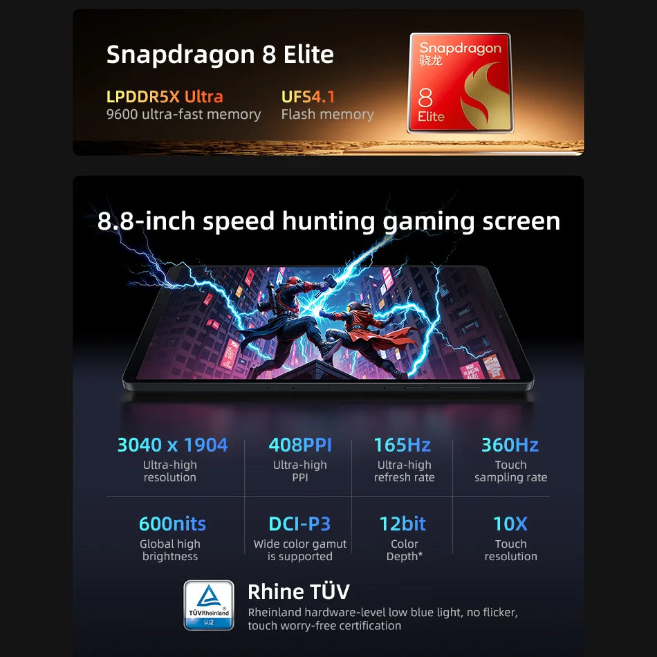 Lenovo Legion Y700 Gaming Tablet